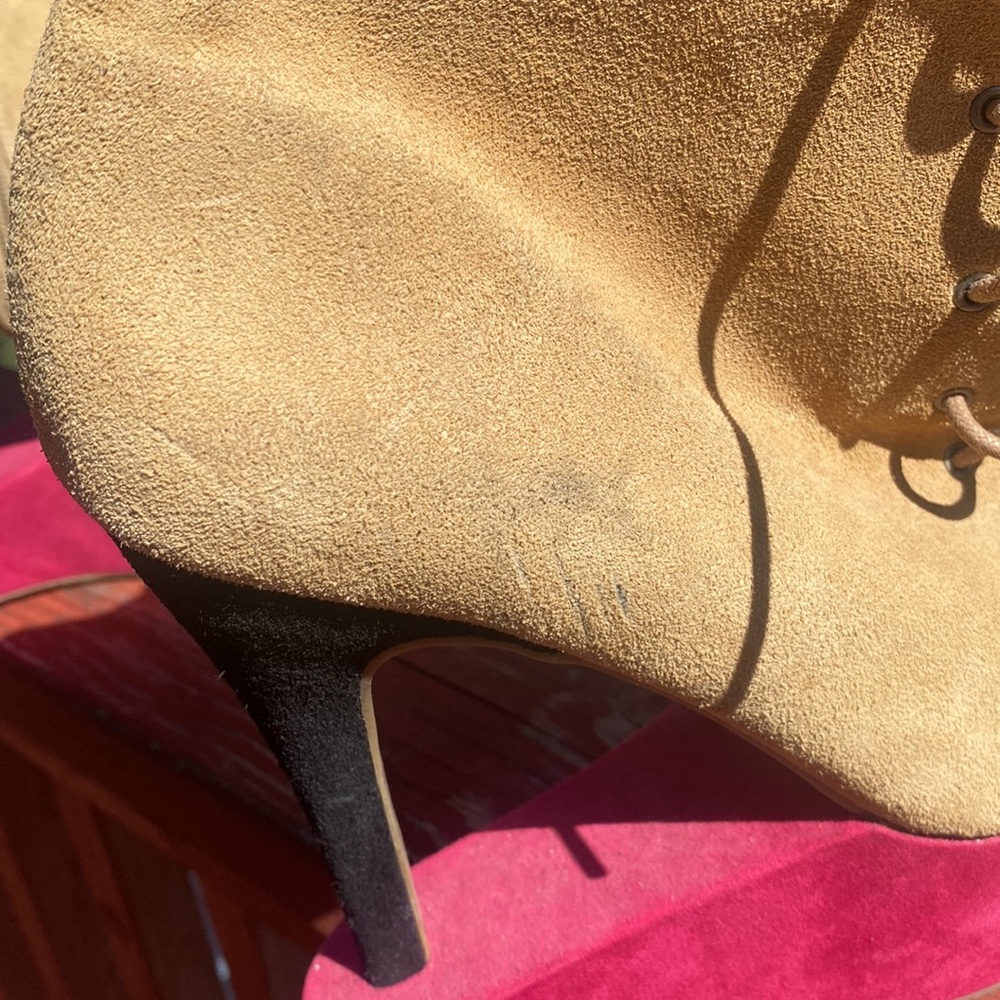 Unique Block Pattern Shoe Booties - image 5